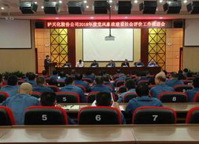 金沙澳门(中国)唯一官方网站召开2018年度党风廉政建设社会评价工作推进会