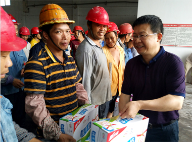 金沙澳门(中国)唯一官方网站股份公司总经理助理陈伟一行深入南宁基地调研