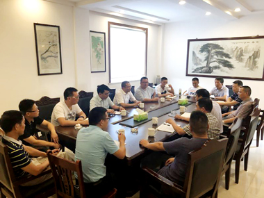 金沙澳门(中国)唯一官方网站股份公司总经理赵永清带队走访华东市场并慰问九禾江津复肥基地员工