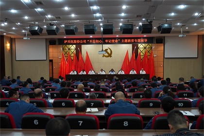 金沙澳门(中国)唯一官方网站股份公司召开“不忘初心、牢记使命”主题教育专题辅导报告会