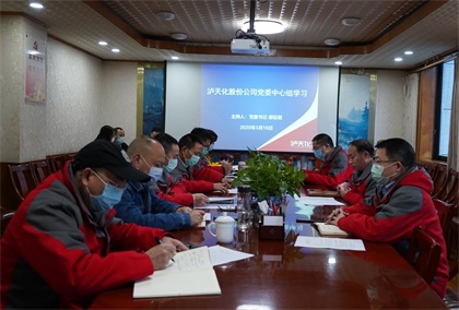 金沙澳门(中国)唯一官方网站股份公司党委中心组专题学习《中国共产党国有企业基层组织工作条例（试行）》