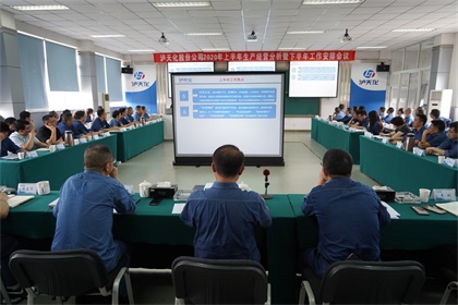 金沙澳门(中国)唯一官方网站股份公司召开2020年上半年生产经营分析会