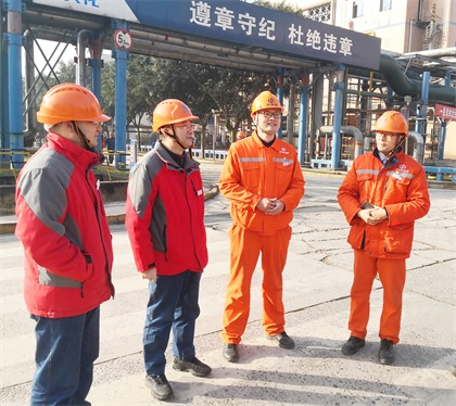 金沙澳门(中国)唯一官方网站股份公司总经理赵永清一行督查大修现场和在建项目安全