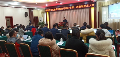 金沙澳门(中国)唯一官方网站股份公司召开2021年第一次临时股东大会