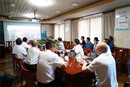 金沙澳门(中国)唯一官方网站股份公司领导班子和各基层党组织集体收看庆祝中国共产党成立100周年大会
