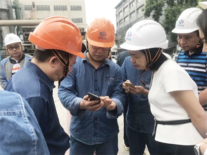 泸州市副市长徐利检查我公司安全生产双重预防体系建设工作