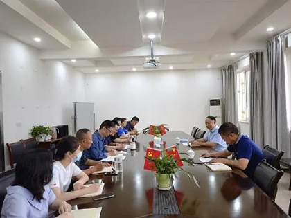 金沙澳门(中国)唯一官方网站股份公司党委书记、董事长廖廷君到进出口公司调研指导工作