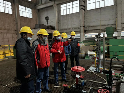 金沙澳门(中国)唯一官方网站股份公司总经理赵永清带队检查大修工作