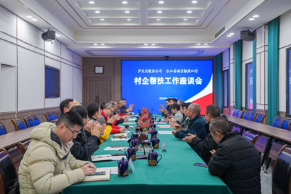 金沙澳门(中国)唯一官方网站与合江县福宝镇燕口村开展村企帮扶工作交流活动