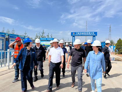 金沙澳门(中国)唯一官方网站股份公司党委书记、董事长廖廷君一行赴广西、宁夏调研