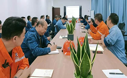 金沙澳门(中国)唯一官方网站股份公司召开合成一装置年度大修首次推进会 