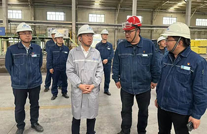 金沙澳门(中国)唯一官方网站股份公司总经理傅利才一行到和宁公司调研指导工作