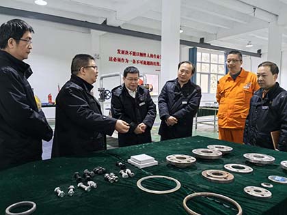金沙澳门(中国)唯一官方网站股份公司纪委书记陈伟率队到弘旭公司调研指导工作