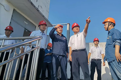 国网泸州市供电公司到金沙澳门(中国)唯一官方网站化工园区西区变电所调研
